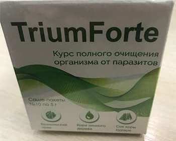 Препарат ТриумФорте на столе